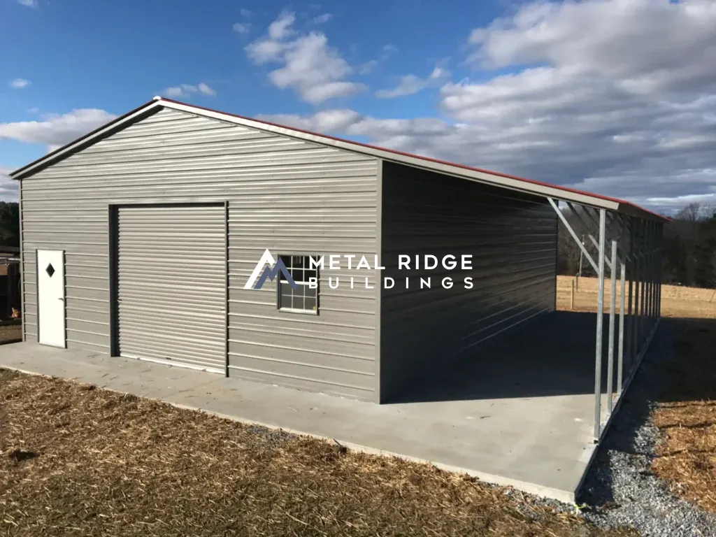 305012mgwl-30x50x12-metal-garage-w-lean-to