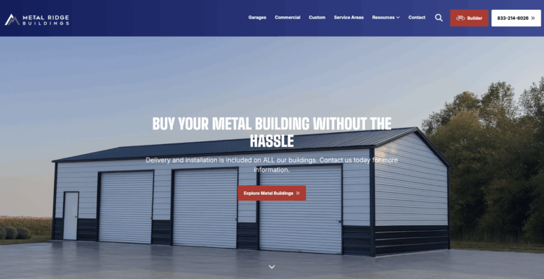 Metal Ridge Buildings